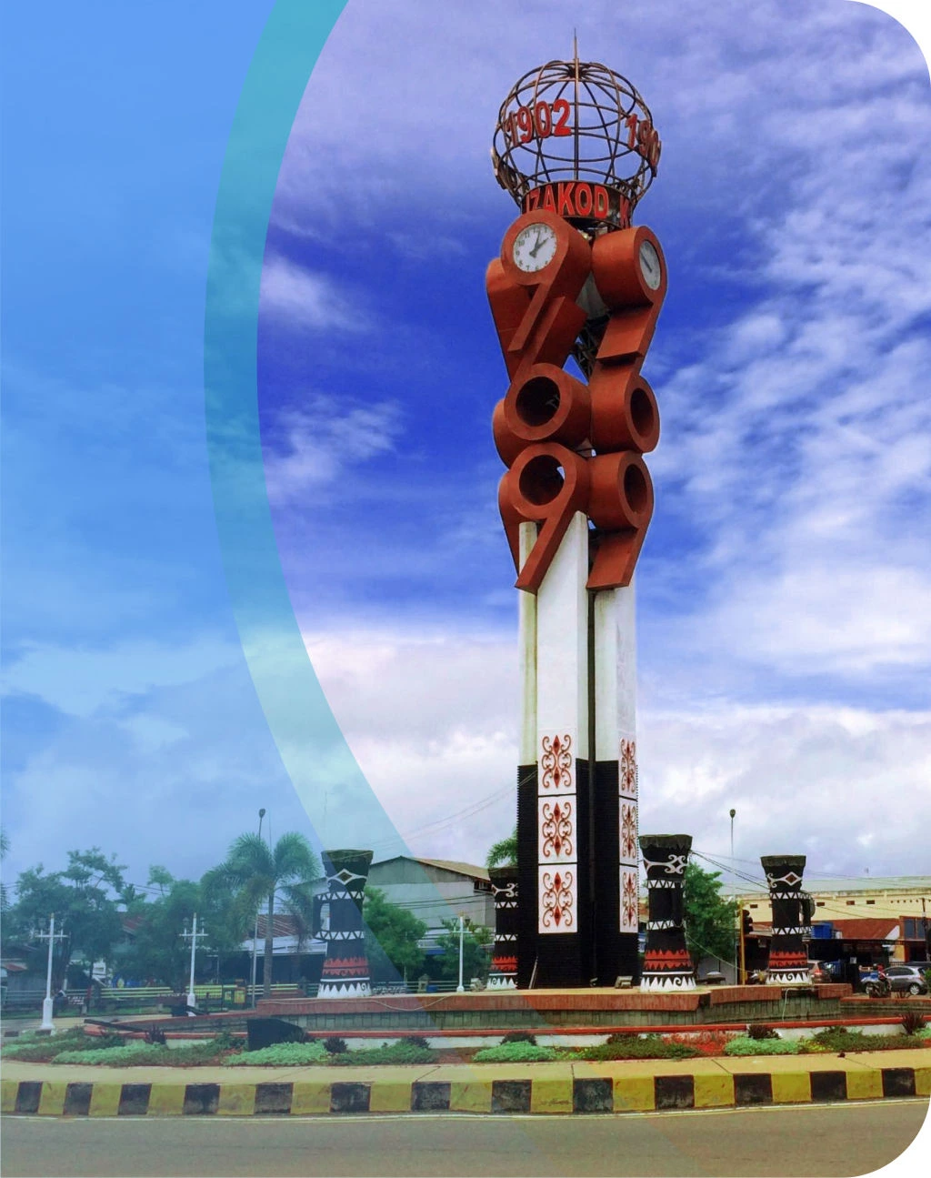 Tugu di Papua Selatan